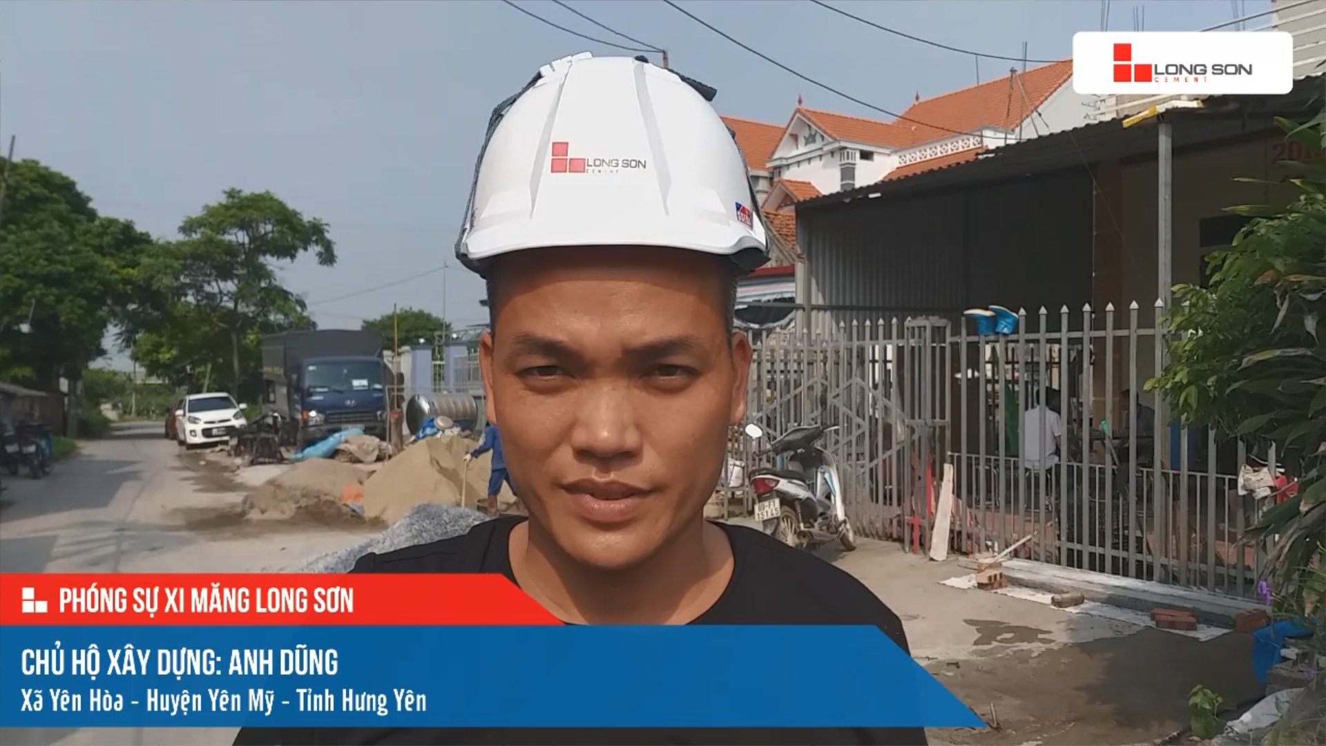 Phóng sự công trình sử dụng xi măng Long Sơn tại Hưng Yên ngày 07/10/2021