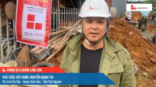 Phóng sự công trình sử dụng xi măng Long Sơn tại Thái Nguyên ngày 14/10/2021