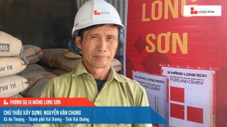 Phóng sự công trình sử dụng xi măng Long Sơn tại Hải Dương ngày 05/10/2021