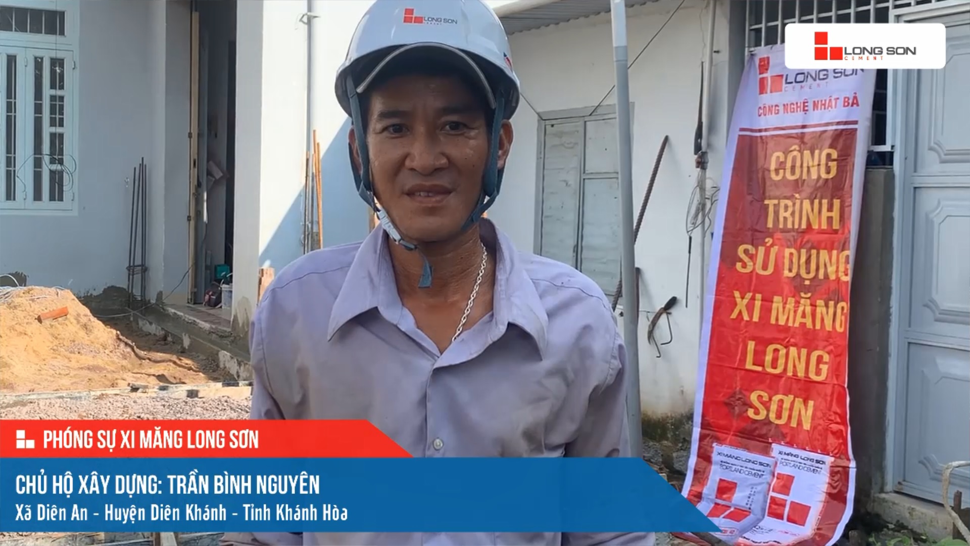 Phóng sự công trình sử dụng xi măng Long Sơn tại Khánh Hòa ngày 19/10/2021