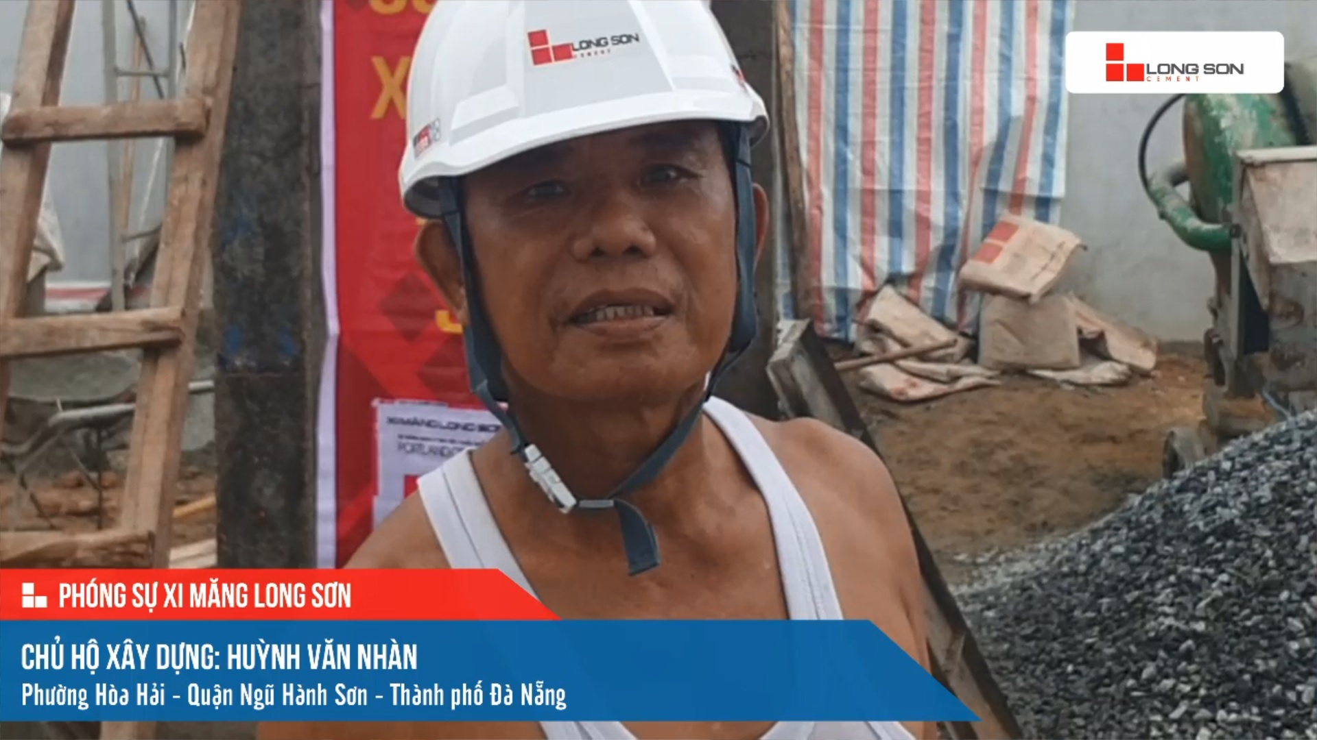 Phóng sự công trình sử dụng Xi măng Long Sơn tại Đà Nẵng ngày 16/10/2021