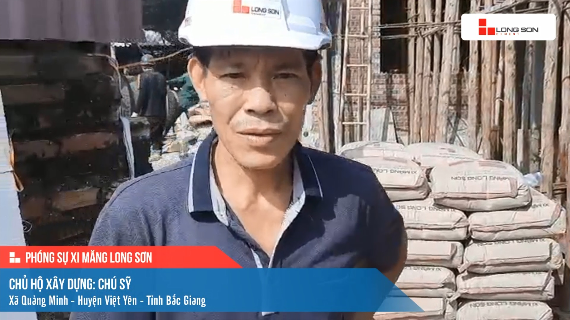 Phóng sự công trình sử dụng Xi măng Long Sơn tại Bắc Giang ngày 20/10/2021