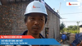Phóng sự công trình sử dụng xi măng Long Sơn tại Bắc Ninh ngày 07/10/2021