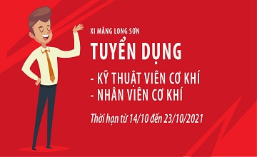 Công ty Xi măng Long Sơn – Thông báo tuyển dụng các vị trí.