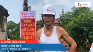 Phóng sự công trình sử dụng xi măng Long Sơn tại Nam Định ngày 16/10/2021