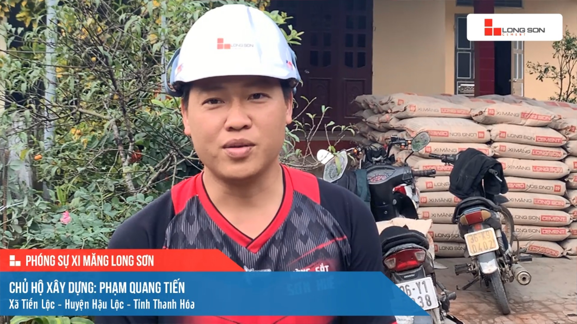 Phóng sự công trình sử dụng xi măng Long Sơn tại Thanh Hóa ngày 21/11/2021