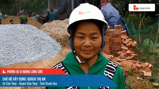 Phóng sự công trình sử dụng Xi măng Long Sơn tại Thanh Hóa ngày 24/11/2021