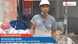 Phóng sự công trình sử dụng xi măng Long Sơn tại Hồ Chí Minh ngày 10/11/2021
