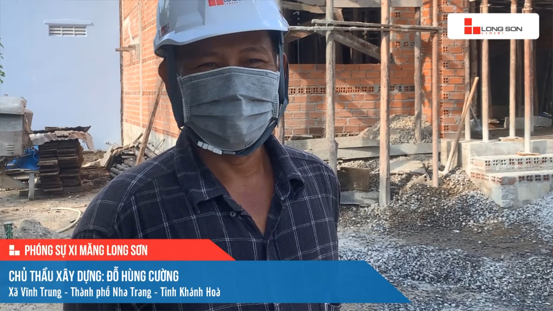 Phóng sự công trình sử dụng xi măng Long Sơn tại Khánh Hòa ngày 05/11/2021