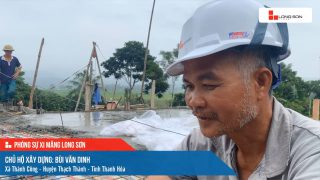 Phóng sự công trình sử dụng xi măng Long Sơn tại Thanh Hóa ngày 20/11/2021