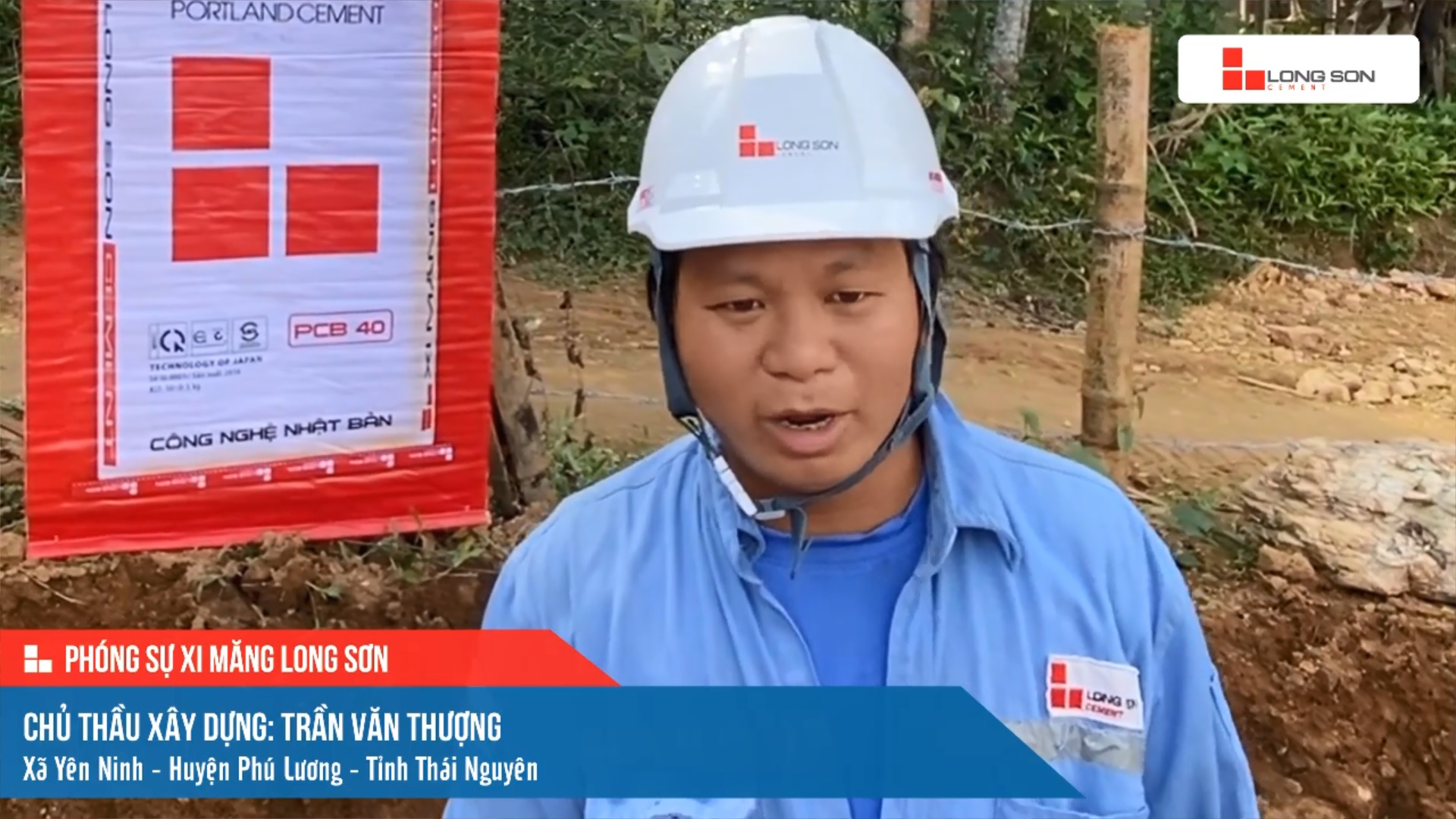 Phóng sự công trình sử dụng xi măng Long Sơn tại Thái Nguyên ngày 21/11/2021