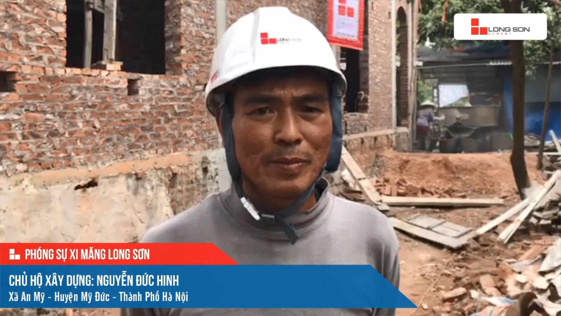 Phóng sự công trình sử dụng xi măng Long Sơn tại Hà Nội ngày 14/11/2021