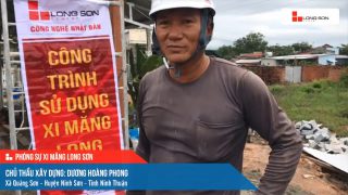 Phóng sự công trình sử dụng xi măng Long Sơn tại Ninh Thuận ngày 20/11/2021