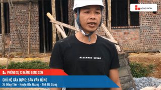 Phóng sự công trình sử dụng xi măng Long Sơn tại Hà Giang ngày 12/11/2021