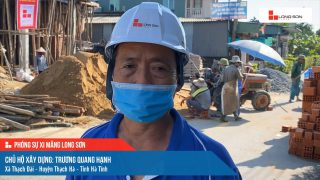 Phóng sự công trình sử dụng xi măng Long Sơn tại Hà Tĩnh ngày 06/11/2021