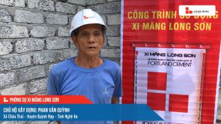 Phóng sự công trình sử dụng xi măng Long Sơn tại Nghệ An ngày 21/11/2021