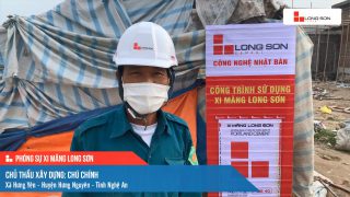 Phóng sự công trình sử dụng Xi măng Long Sơn tại Nghệ An ngày 15/11/2021