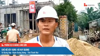 Phóng sự công trình sử dụng Xi măng Long Sơn tại Thanh Hóa ngày 24/11/2021