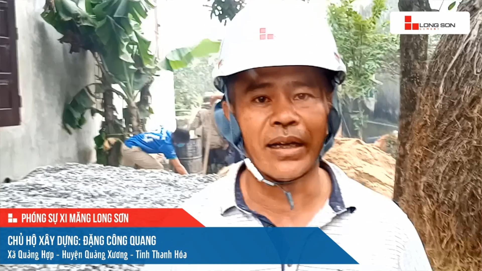 Phóng sự công trình sử dụng xi măng Long Sơn tại Thanh Hóa ngày 29/11/2021