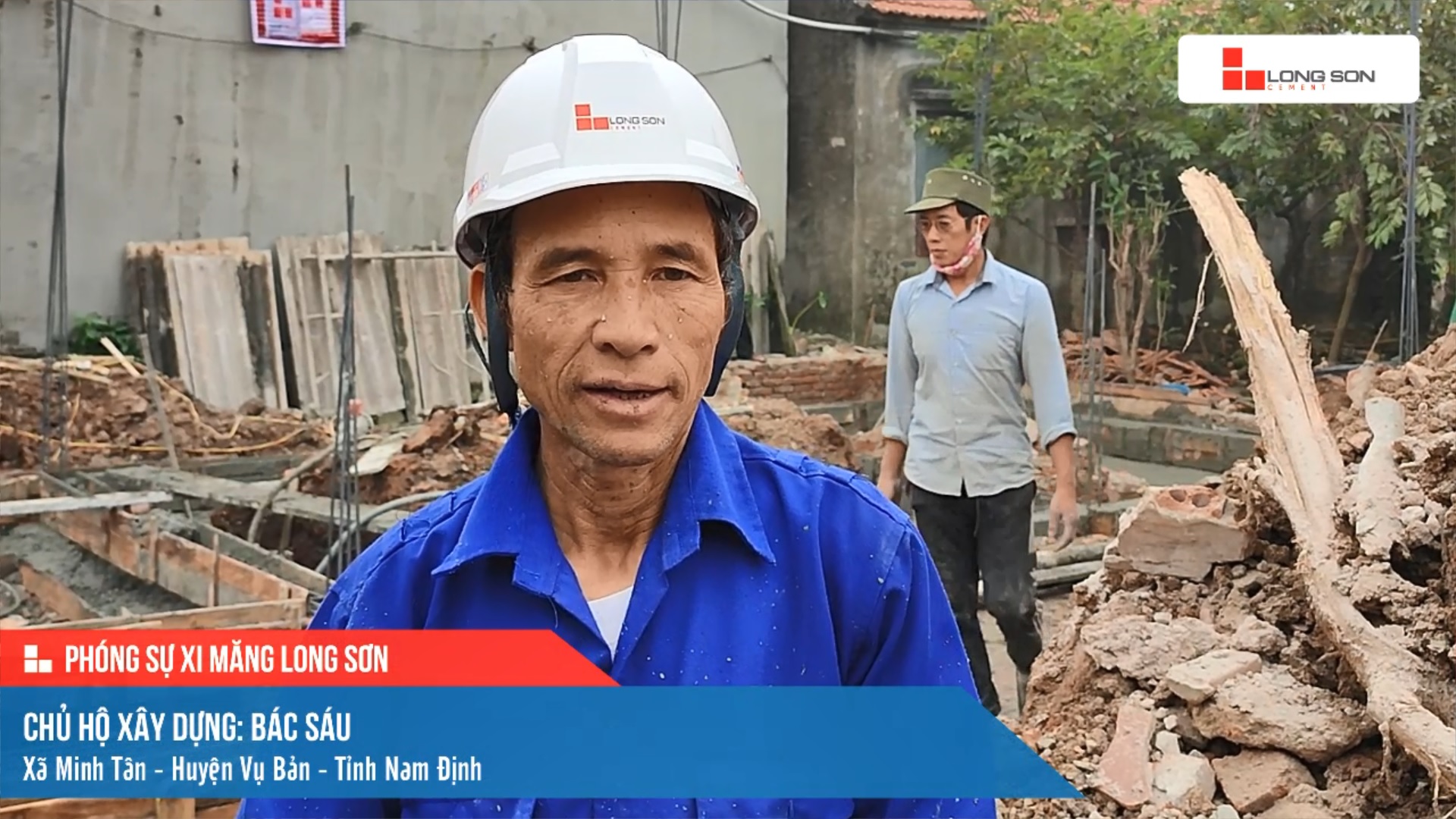 Phóng sự công trình sử dụng xi măng Long Sơn tại Nam Định ngày 17/11/2021