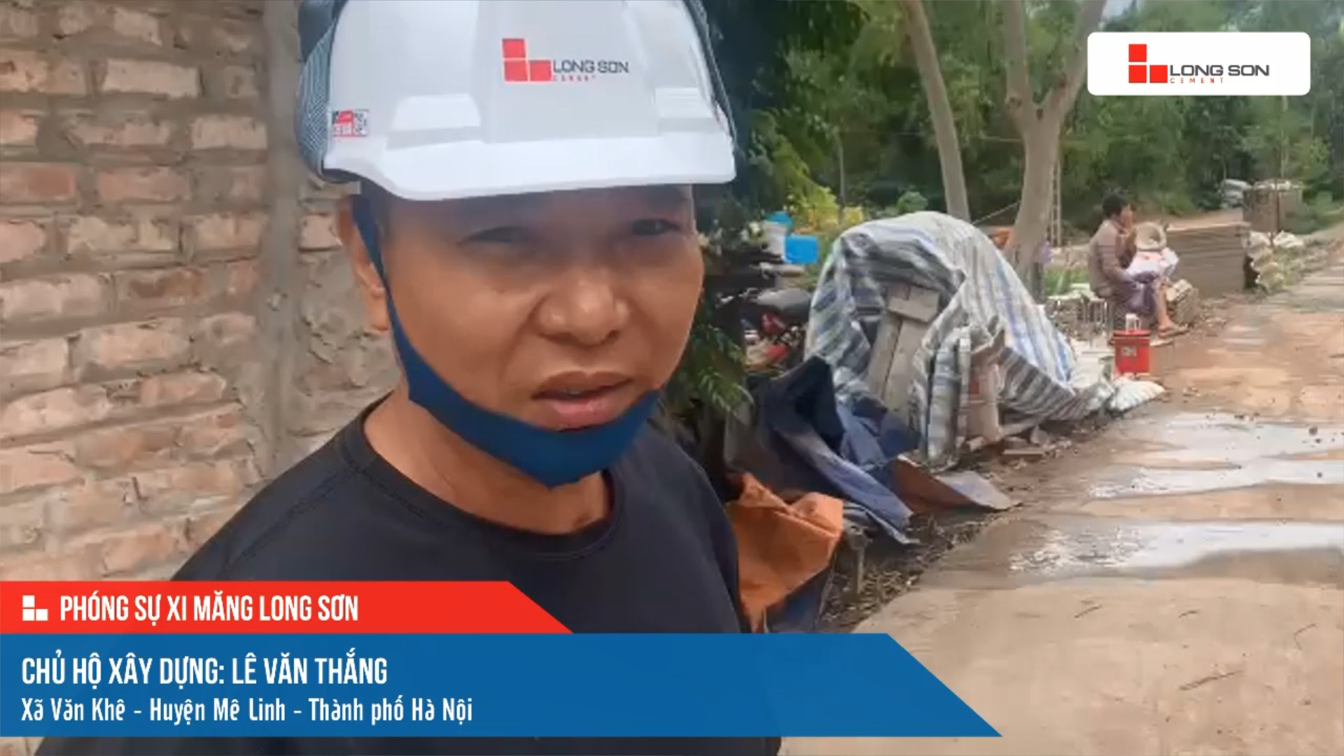 Phóng sự công trình sử dụng xi măng Long Sơn tại Hà Nội ngày 08/11/2021