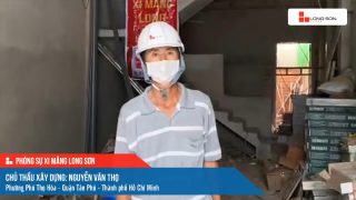 Phóng sự công trình sử dụng xi măng Long Sơn tại Thành phố Hồ Chí Minh ngày 08/11/2021