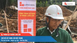 Phóng sự công trình sử dụng xi măng Long Sơn tại Hòa Bình ngày 11/11/2021