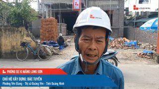 Phóng sự công trình sử dụng xi măng Long Sơn tại Quảng Ninh ngày 11/11/2021