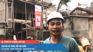 Phóng sự công trình sử dụng xi măng Long Sơn tại Hà Nội ngày 12/11/2021