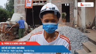 Phóng sự công trình sử dụng Xi măng Long Sơn tại Bắc Giang ngày 15/11/2021