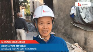 Phong sự công trình sử dụng Xi măng Long Sơn tại Hà Nội ngày 07/12/2021