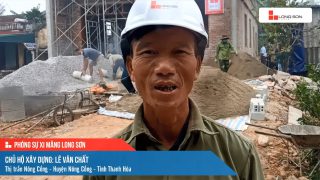 Phóng sự công trình sử dụng xi măng Long Sơn tại Thanh Hóa ngày 11/12/2021