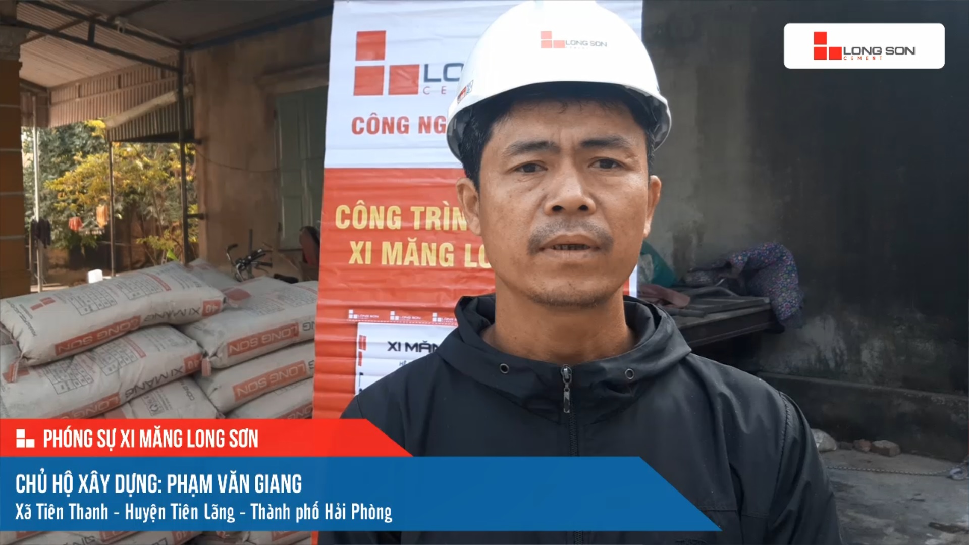 Phóng sự công trình sử dụng xi măng Long Sơn tại Hải Phòng ngày 15/12/2021