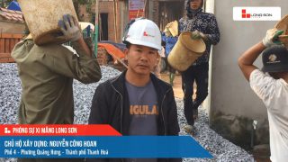 Phóng sự công trình sử dụng xi măng Long Sơn tại Thanh Hóa ngày 14/12/2021