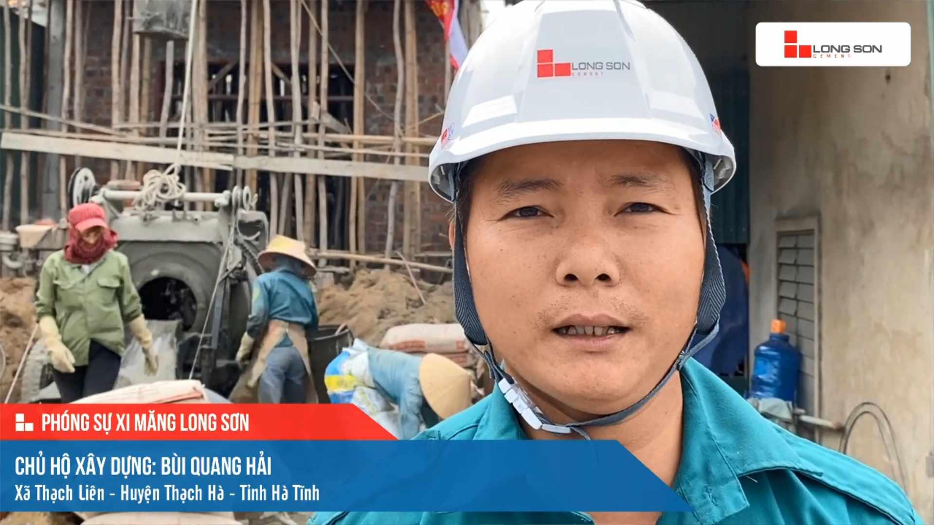 Phóng sự công trình sử dụng Xi măng Long Sơn tại Hà Tĩnh ngày 10/12/2021