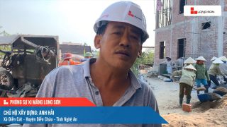 Phóng sự công trình sử dụng Xi măng Long Sơn tại Nghệ An ngày 06/12/2021