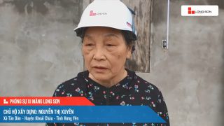 Phóng sự công trình sử dụng xi măng Long Sơn tại Hưng Yên ngày 11/12/2021