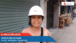Phóng sự công trình sử dụng xi măng Long Sơn tại Hà Nội ngày 12/12/2021