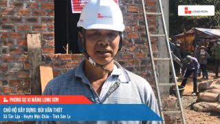 Phong sự công trình sử dụng Xi măng Long Sơn tại Sơn La ngày 07/12/2021