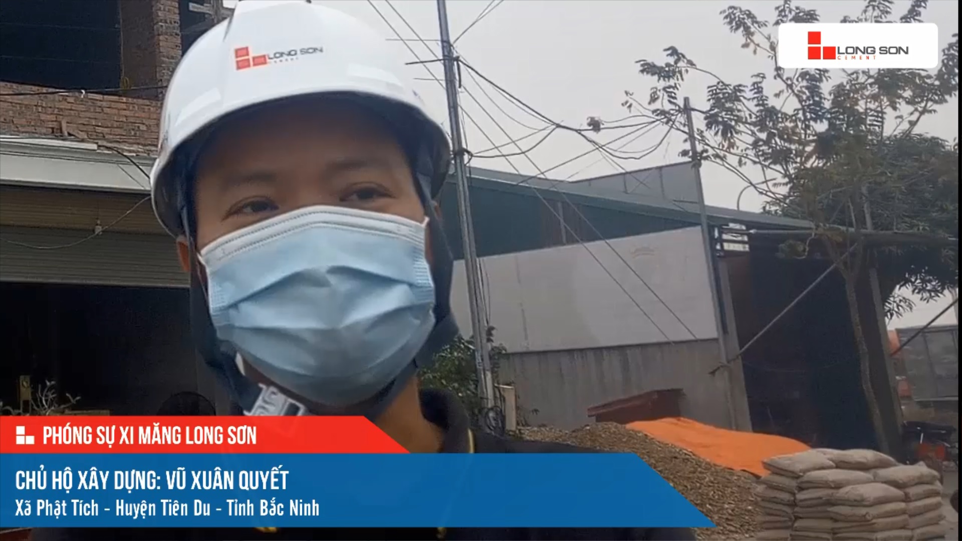 Phóng sự công trình sử dụng xi măng Long Sơn tại Bắc Ninh ngày 19/12/2021