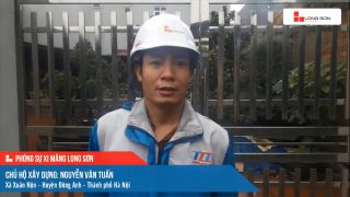 Phóng sự công trình sử dụng xi măng Long Sơn tại Hà Nội 04/12/2021