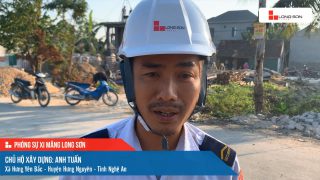 Phóng sự công trình sử dụng xi măng Long Sơn tại Nghệ An ngày 05/12/2021