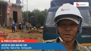 Phóng sự công trình sử dụng xi măng Long Sơn tại Quảng Bình ngày 06/12/2021