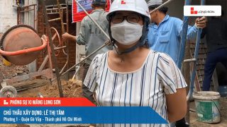Phóng sự công trình sử dụng xi măng Long Sơn tại Hồ Chí Minh ngày 04/12/2021