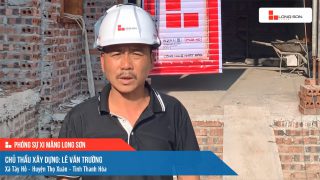 Phóng sự công trình sử dụng xi măng Long Sơn tại Thanh Hóa ngày 15/12/2021