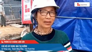 Phóng sự công trình sử dụng xi măng Long Sơn tại Thanh Hóa ngày 01/01/2022