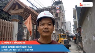Phóng sự công trình sử dụng xi măng Long Sơn tại Bắc Ninh ngày 23/01/2022