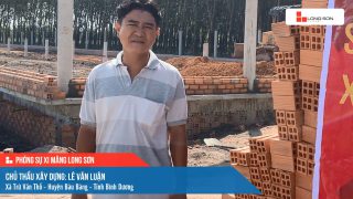 Công trình sử dụng Xi măng Long Sơn tại Bình Dương 18.02.2022