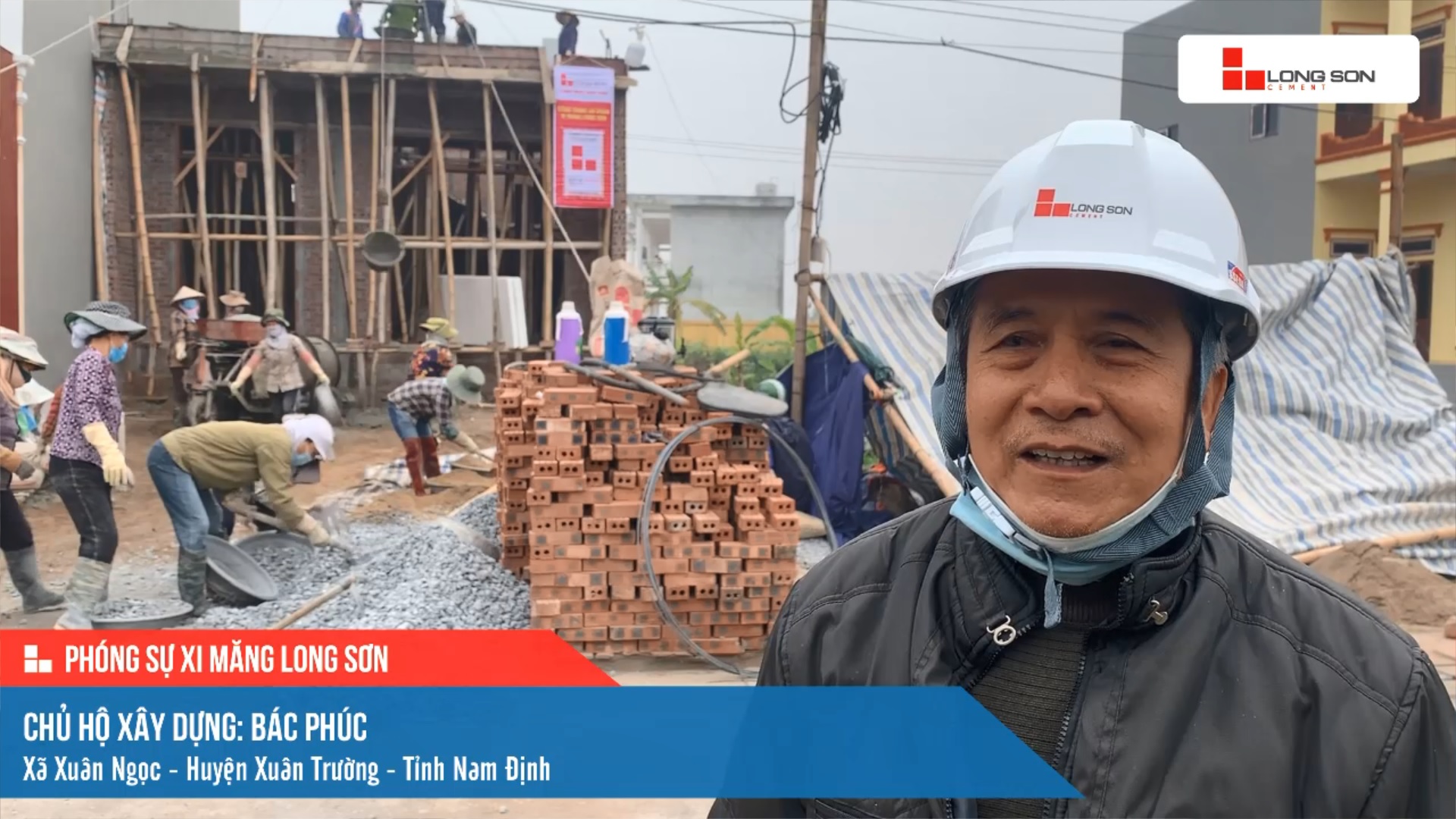 Công trình sử dụng Xi măng Long Sơn tại Nam Định 18.02.2022