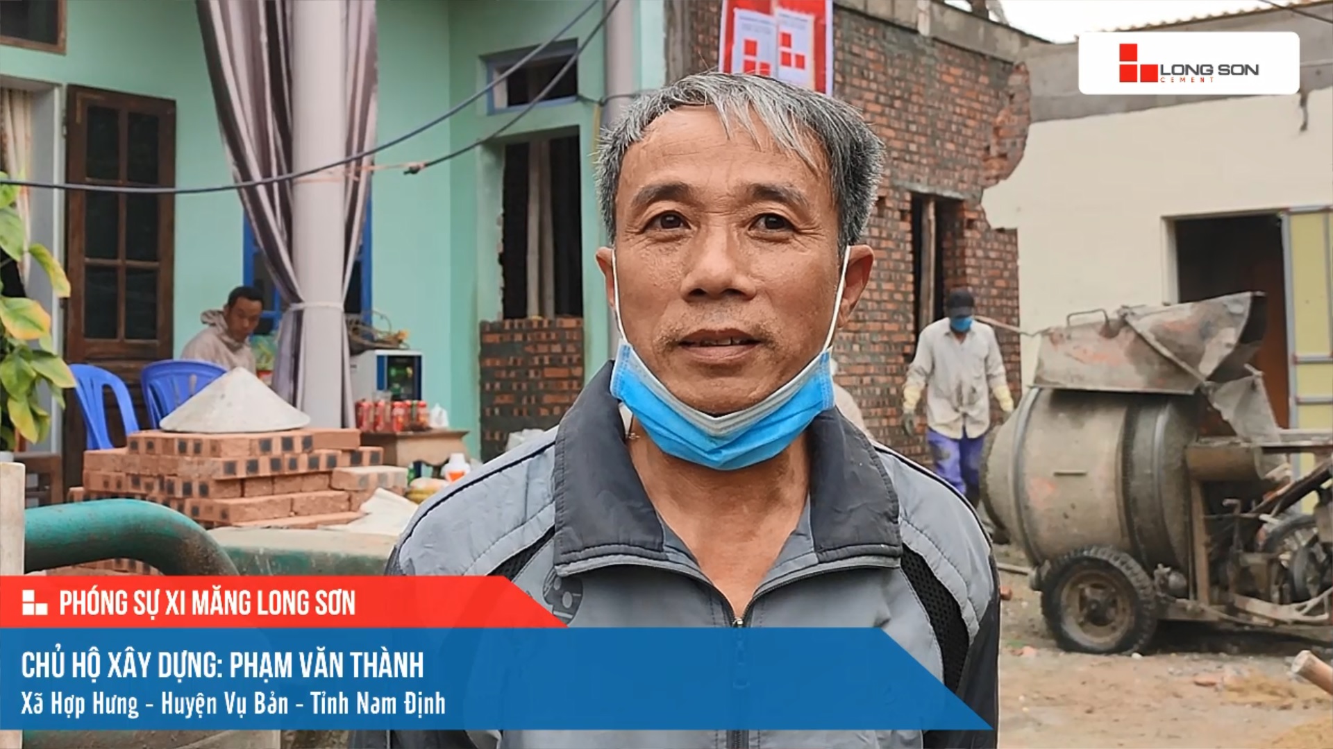Công trình sử dụng Xi măng Long Sơn tại Nam Định 03.03.2022